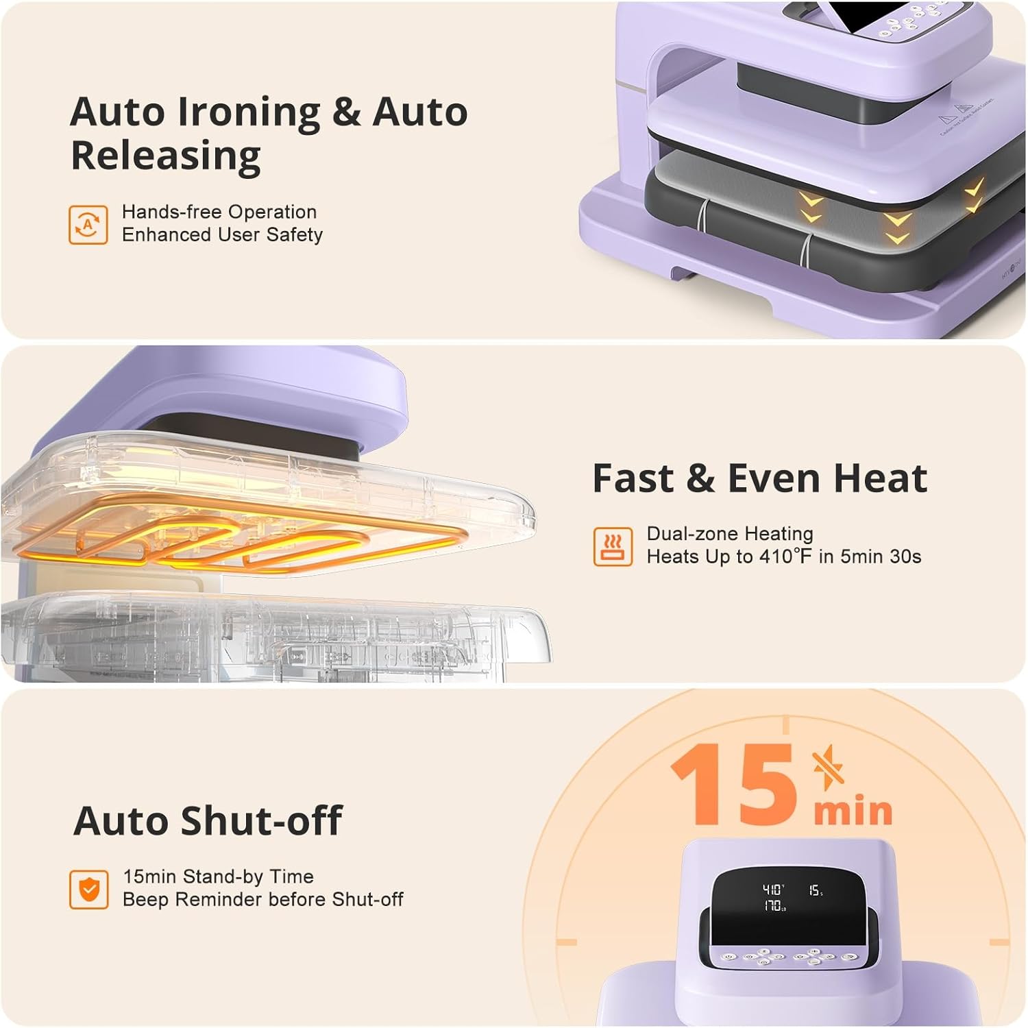 Automatic Heat Press 2 - 15x15 Heat Transfer Machine