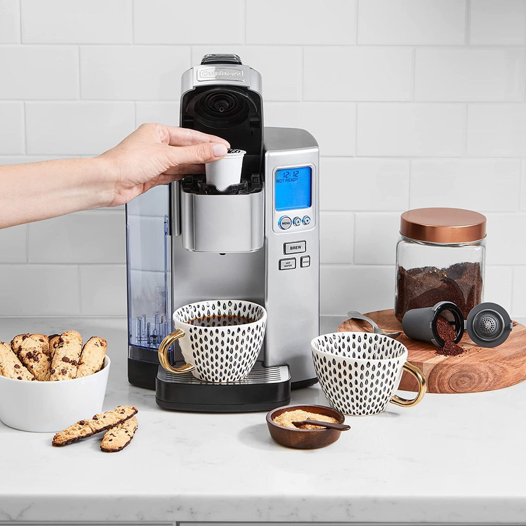 2025 Cuisinart SS-10P1 Coffee Maker Single Serve 72-Ounce Reservoir Coffee Machine, Programmable Brewing and Hot Water Dispenser, Stainless Steel