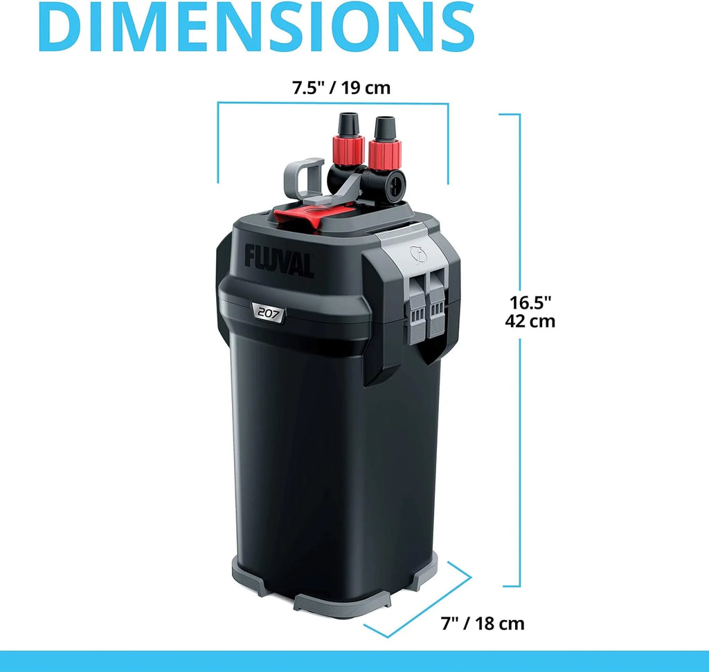 2025 407 Perfomance Canister Filter - for Aquariums Up to 100 Gallons - Aquarium Canister Filter