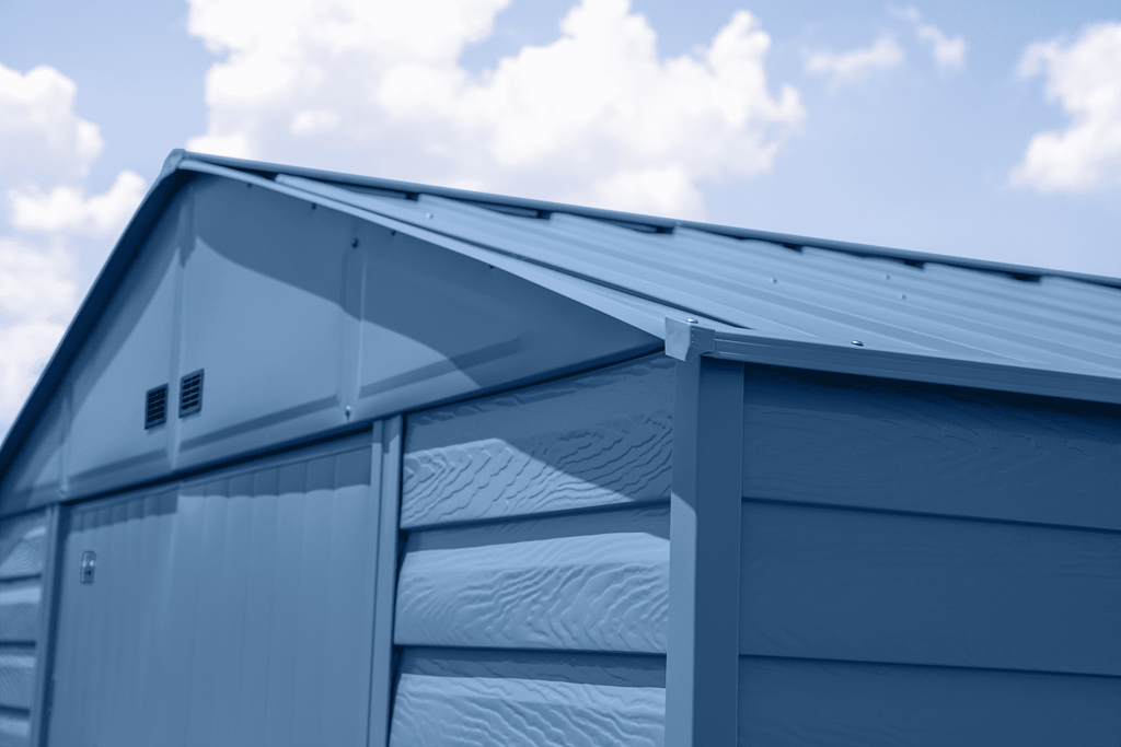2025 Arrow Select Steel Storage Shed, 10x14, Blue Grey