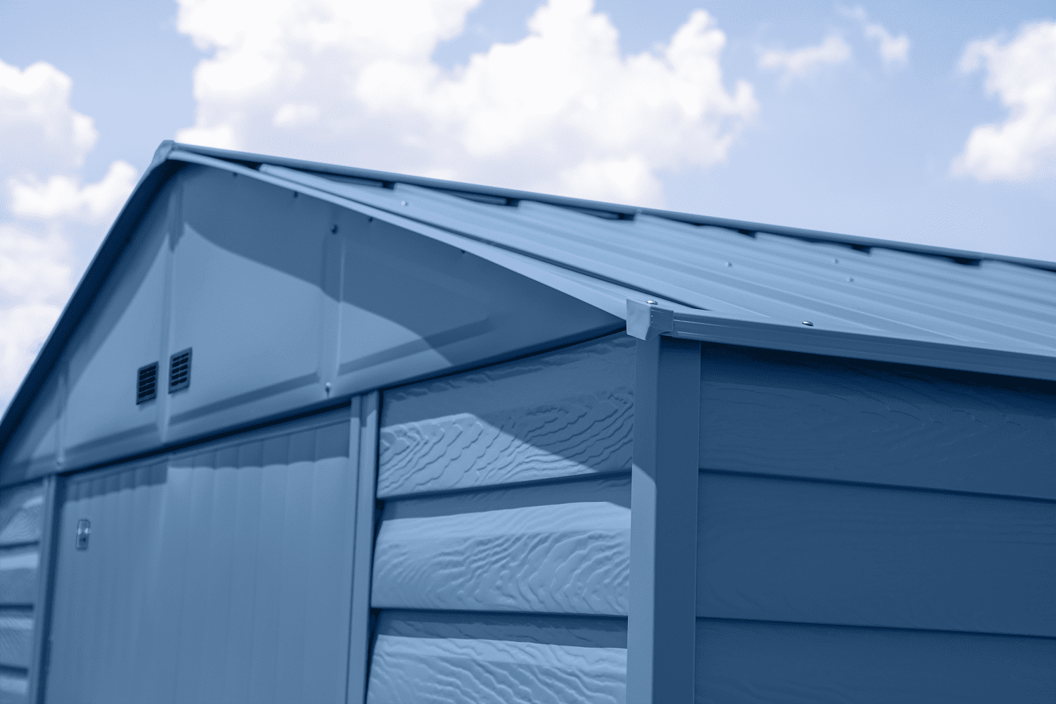 2025 Arrow Select Steel Storage Shed, 10x14, Blue Grey