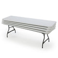 2025 Lifetime 4-Pack Commercial Stacking 8 ft Folding Table – White (80344)