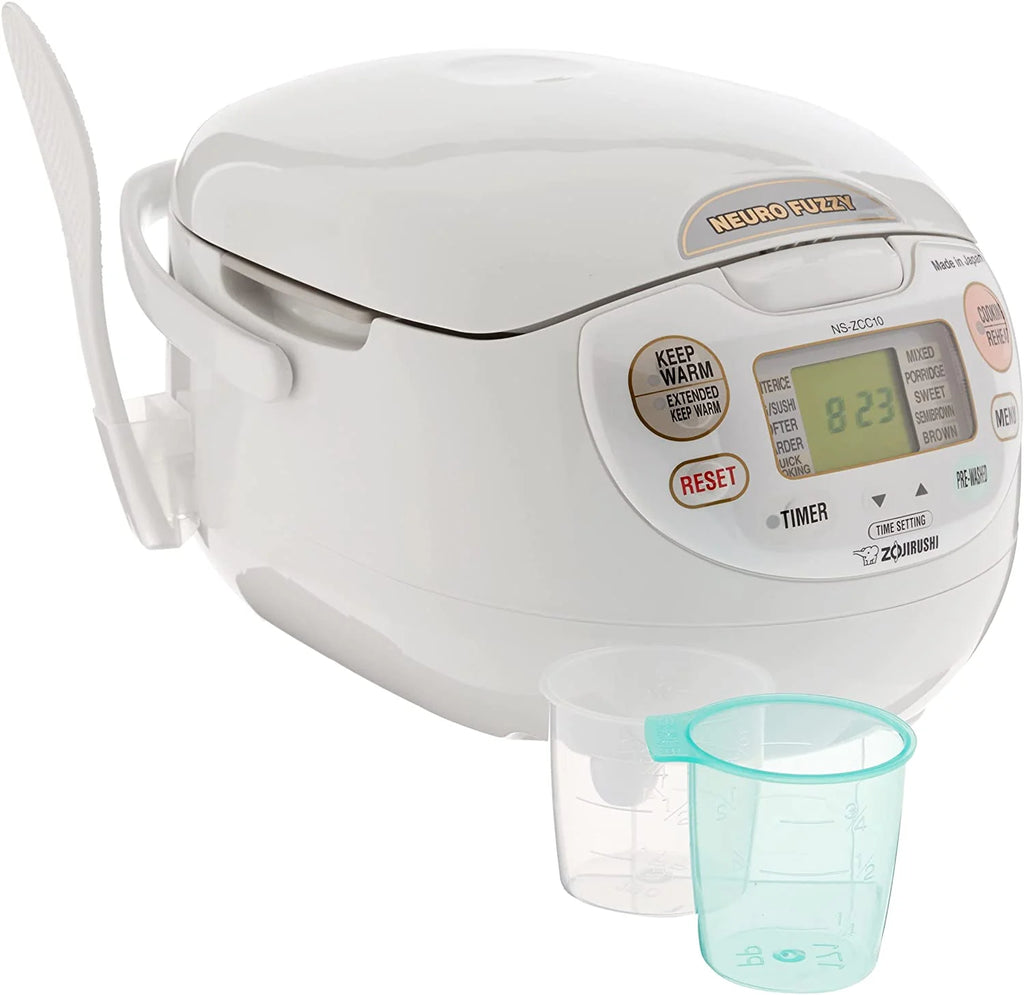 2025 Zojirushi, Made in Japan Neuro Fuzzy Rice Cooker, 5.5-Cup, Premium White
