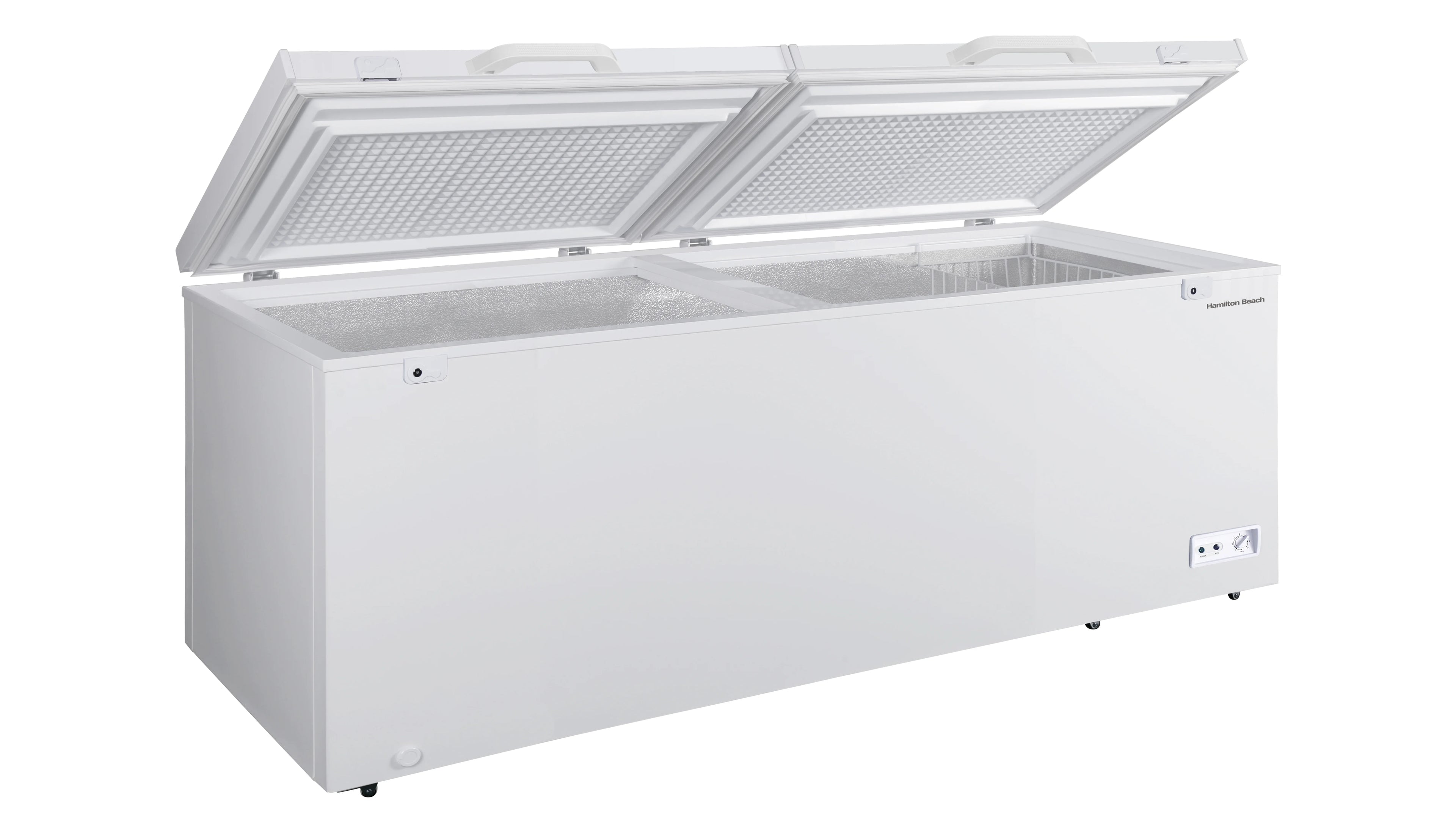 2025 Hamilton Beach 21 Cu. ft. Chest Freezer, Double Doors, HZ9212, White