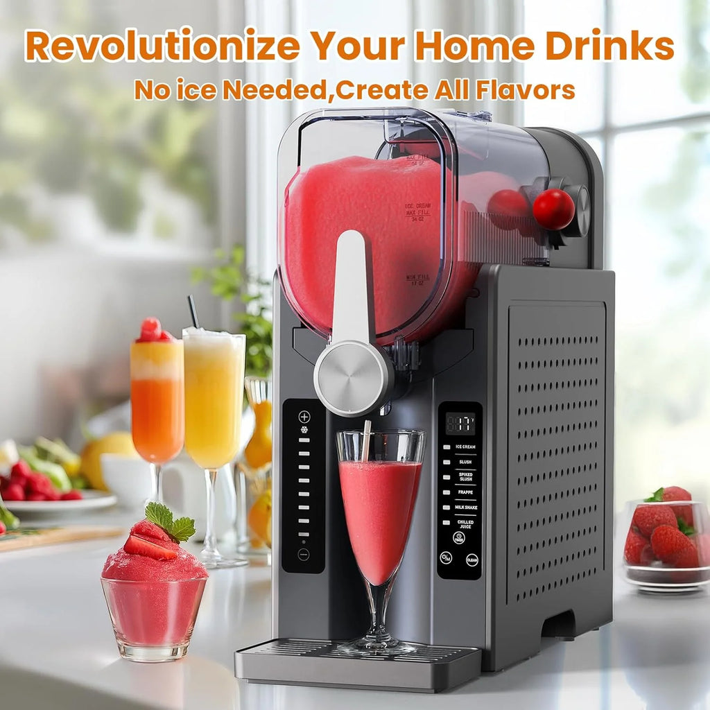 Soft Serve Ice Cream Machine,Slushy Machine for Home