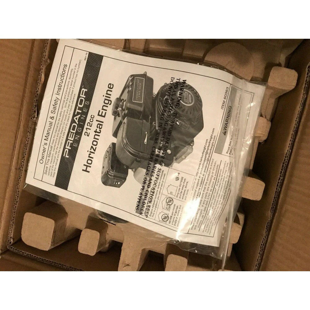 Predator Horizontal Shaft Engine �� 6.5 HP, 212cc