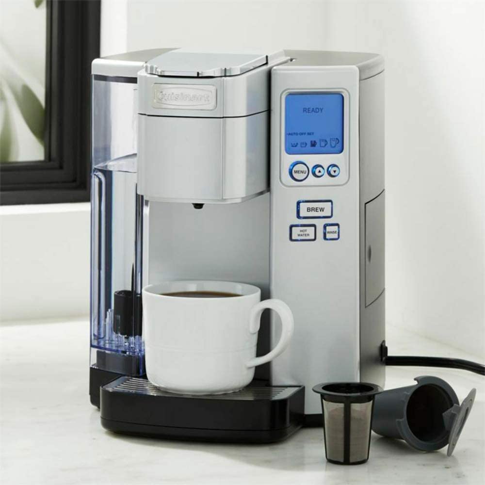2025 Cuisinart SS-10P1 Coffee Maker Single Serve 72-Ounce Reservoir Coffee Machine, Programmable Brewing and Hot Water Dispenser, Stainless Steel
