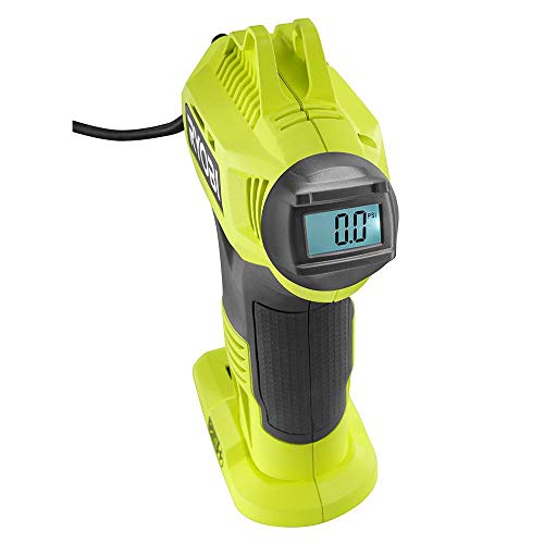 RYOBI ONE+ P737D Cordless Inflator with Digital Gauge, 18V Lithium-Ion Battery, 150 PSI, Portable Pump