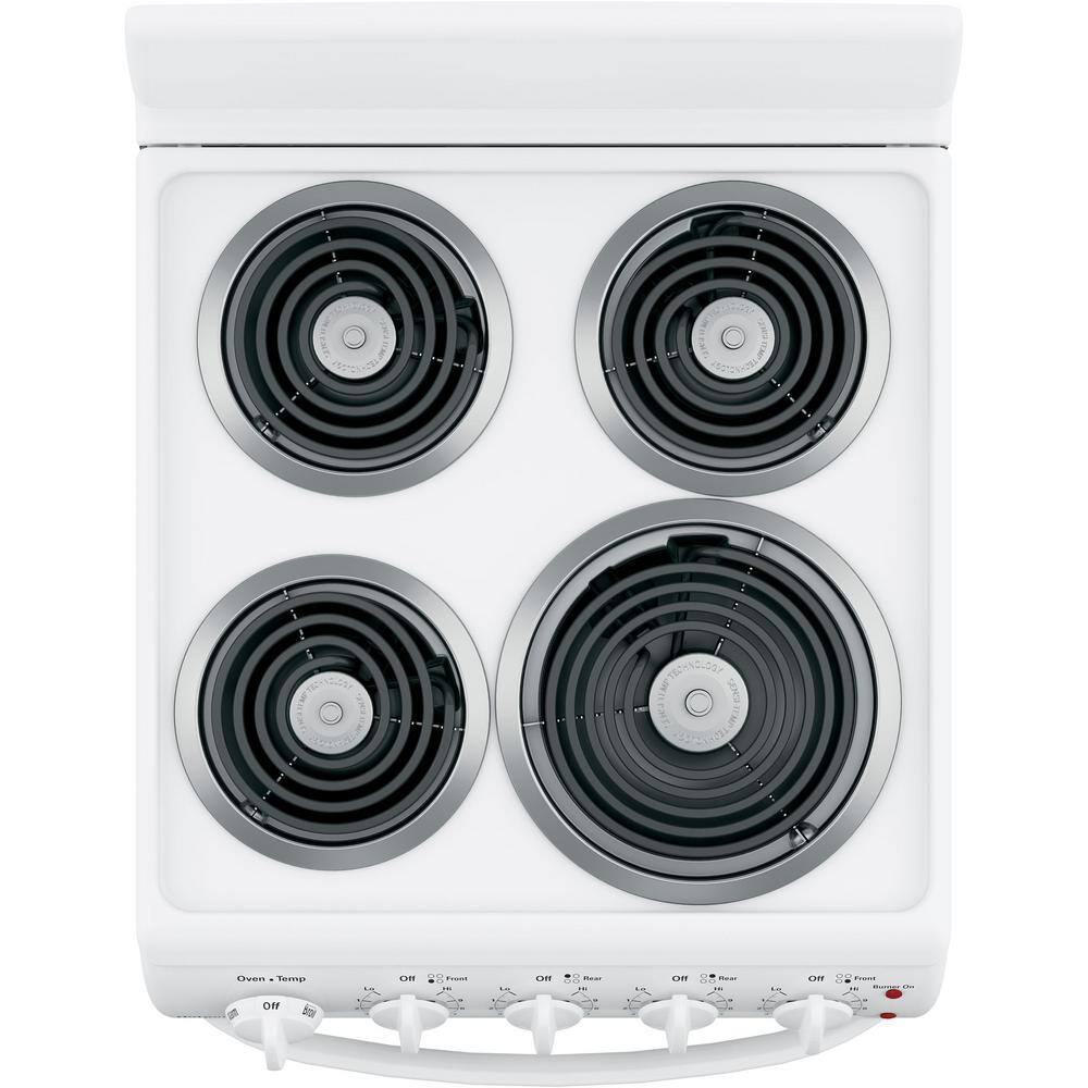 2025 20 in. 4 Burner Element Free-Standing Electric Range in White
