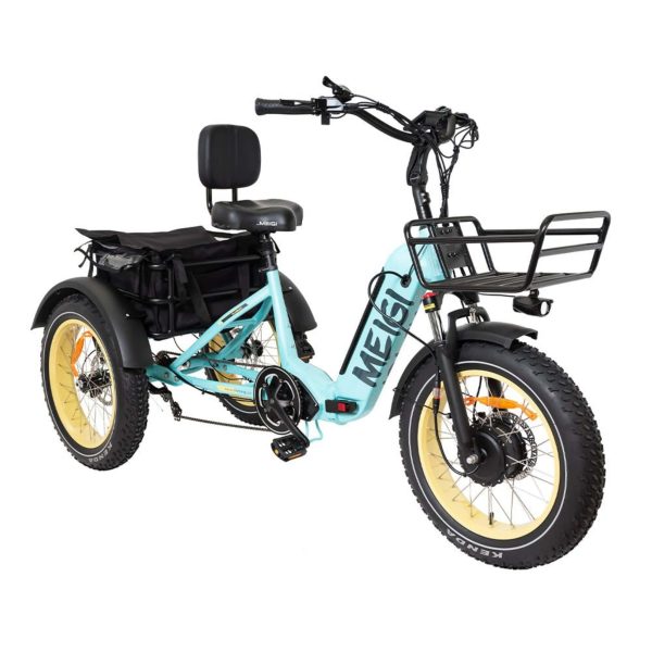 2025 SILVERADO 20 48V/14AH 750W Foldable Fat Tire Electric Trike, 330LBS (96817362)