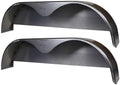 2025 72×10-3/4 Tandem Axle Steel Trailer Fender w/Back Plate Welded In (2-Pack)