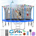 Upgraded 16Ft Trampoline with Basketball Hoop & Net