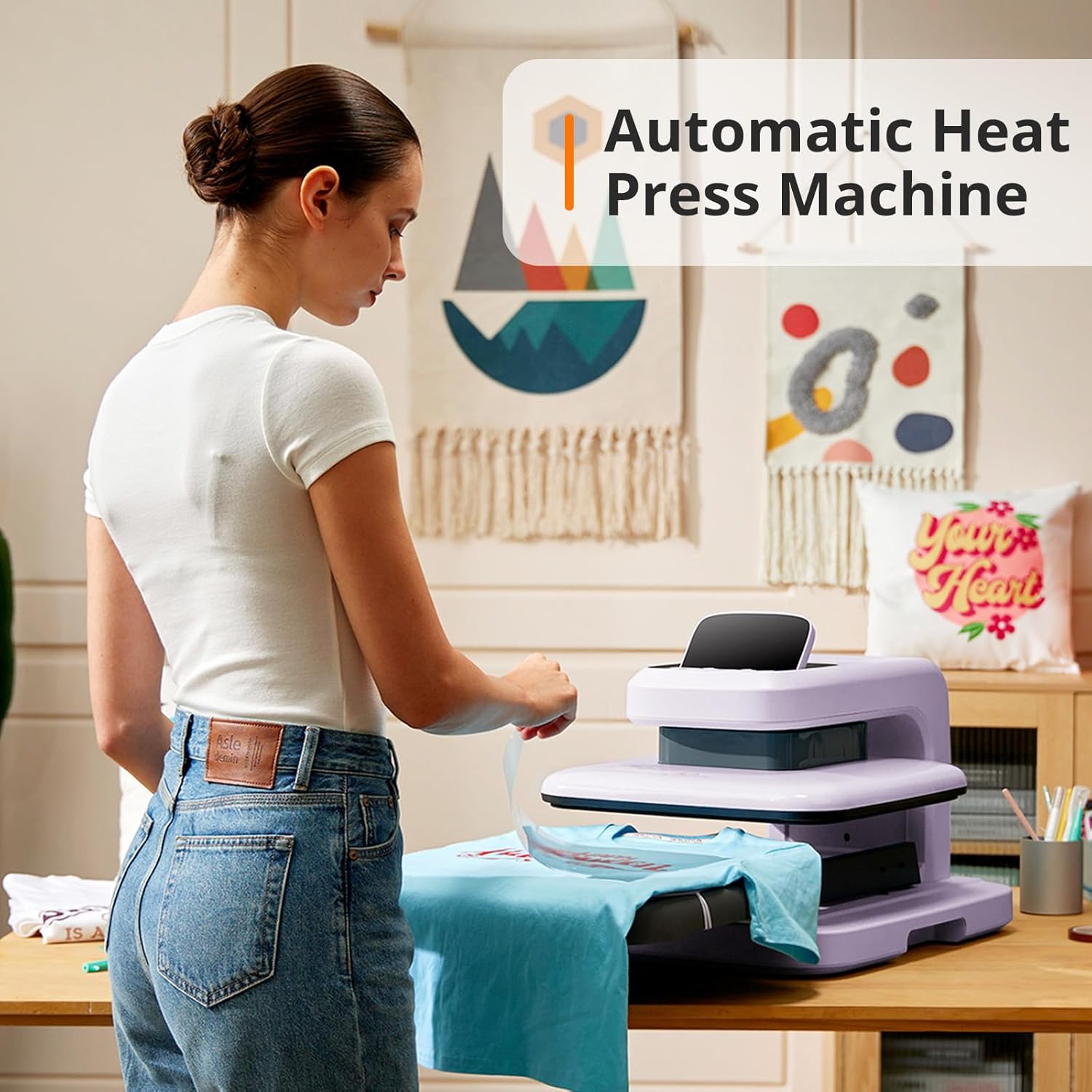 Automatic Heat Press 2 - 15x15 Heat Transfer Machine
