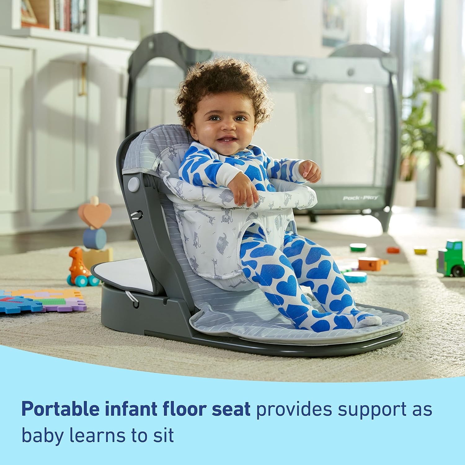 Graco Pack 'n Play Close2Baby Bassinet Playard Features Portable Bassinet Diaper Changer and More Derby