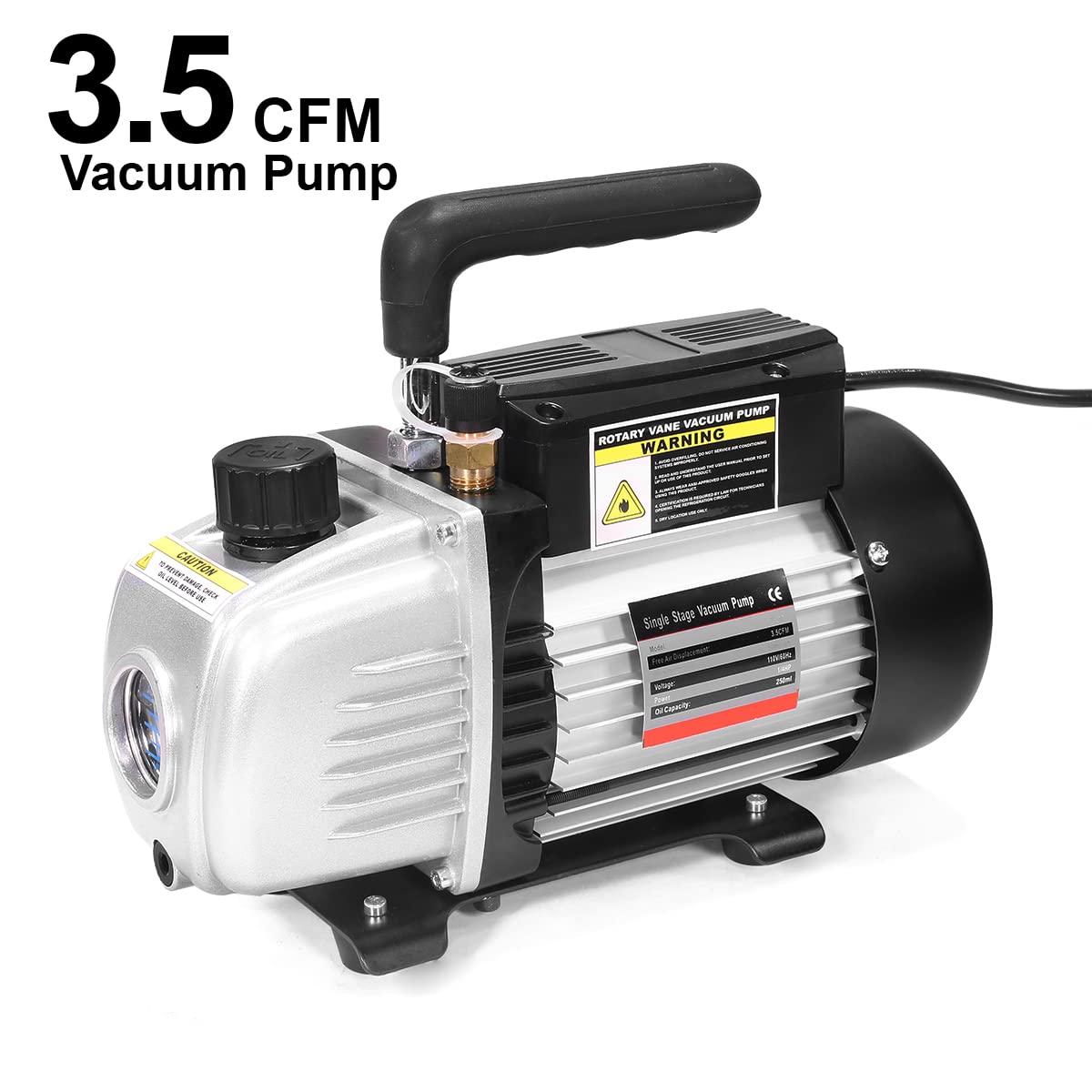 XtremepowerUS 3CFM 1/4 HP Vacuum Pump