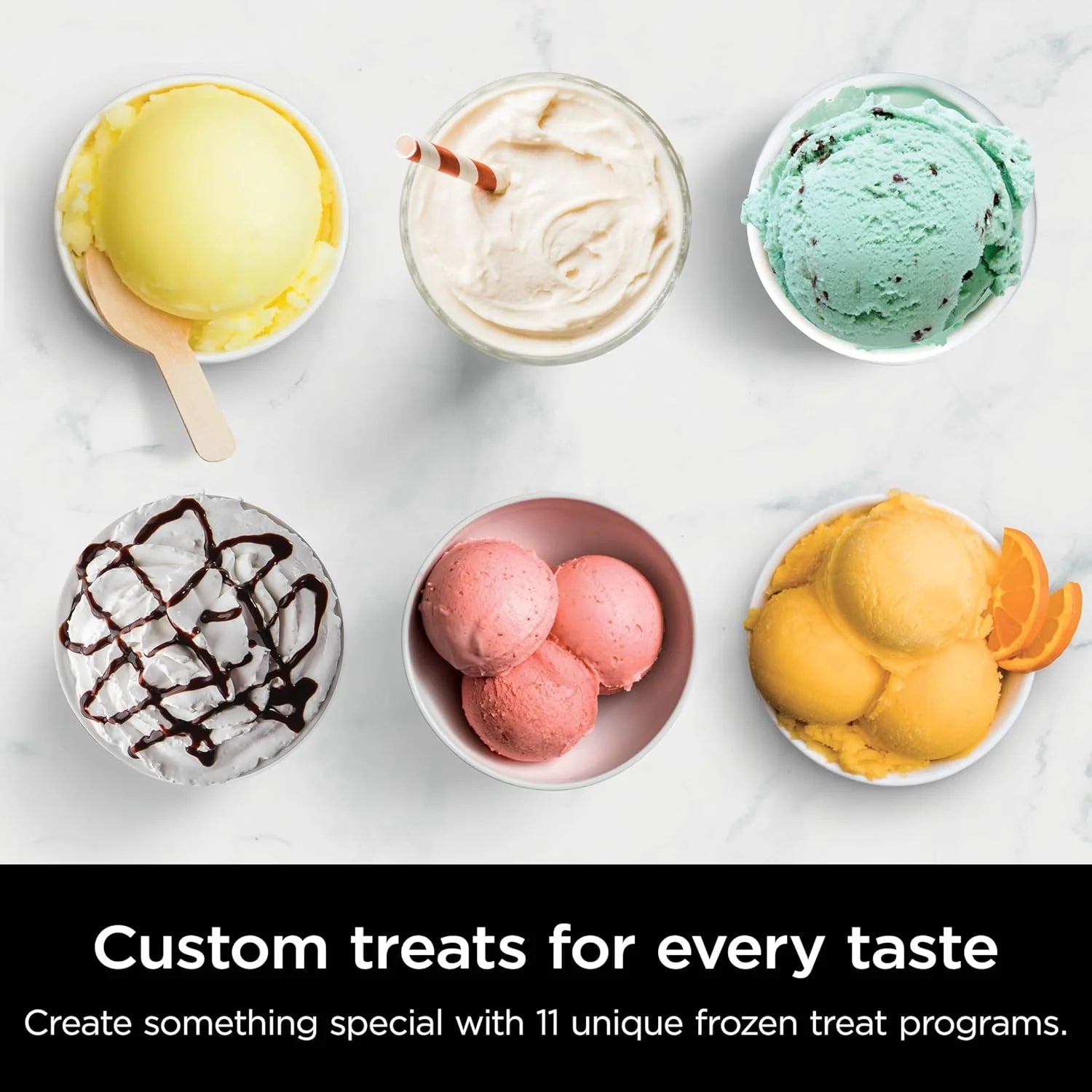 2025 NC301 CREAMi Ice Cream Maker, for Gelato, Mix-ins, Milkshakes, Sorbet, Smoothie Bowls & More, 7 One-Touch Programs, with (2) Pint Containers & Lids, Compact Size, Perfect for Kids, Silver