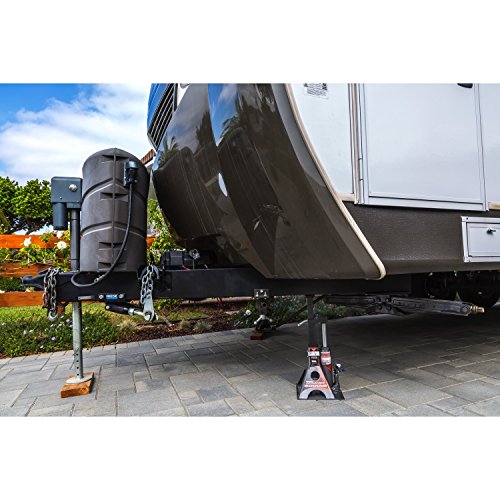 Powerbuilt 3 Ton, Bottle Jack and Jack Stands in One, 6000 Pound Capacity