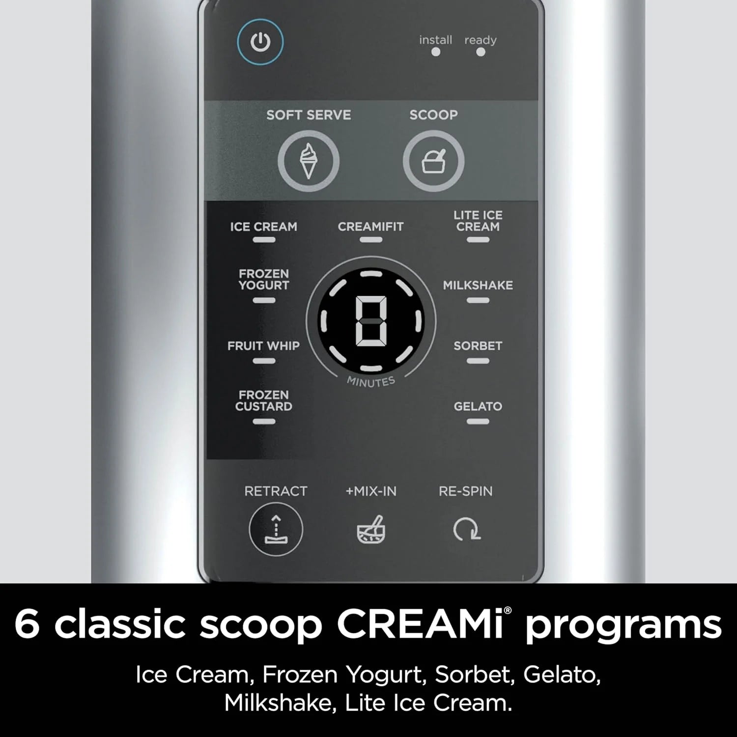 2025 Swirl by CREAMi Ice Cream and Soft Serve Maker, Sorbet, Milkshake, Frozen Yogurt, Low Calories Program & More, 13-in-1, Soft Serve Handle, (2) CREAMi Swirl 16oz Pints, For Kids & ALL ages, NC701