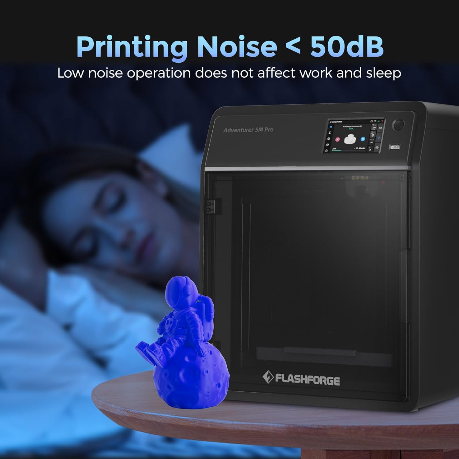 Adventurer 5M 3D Printer - High-Speed FDM with Auto Leveling