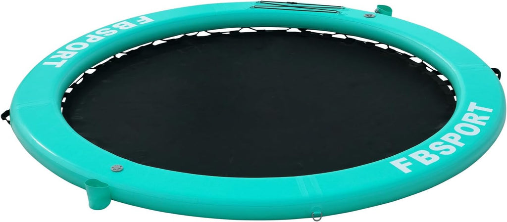 Inflatable Dock Floating Platform 8ft Inflatable Water Hammock Floating Deck for Lake W/Cupholder Round Floating Ring Float Ring Pool Float Raft Lounger Island Platform Pad