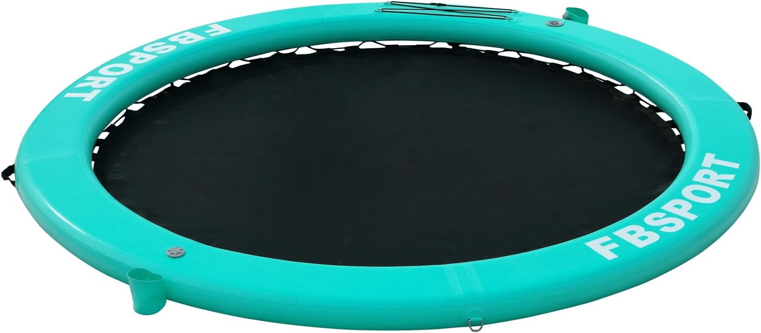 Inflatable Dock Floating Platform 8ft Inflatable Water Hammock Floating Deck for Lake W/Cupholder Round Floating Ring Float Ring Pool Float Raft Lounger Island Platform Pad