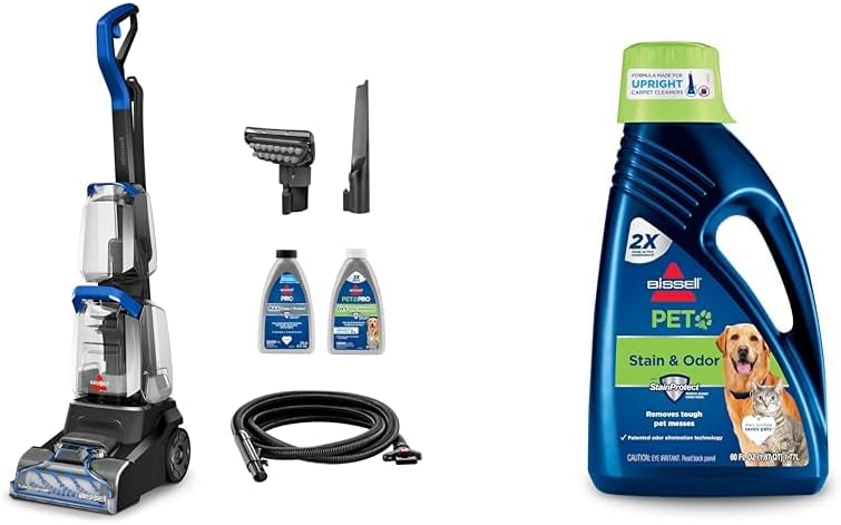 BISSELL TurboClean, Upright Carpet Cleaner, Pro Max Clean & Protect + Oxy Urine Eliminator