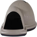 Petmate Indigo Dog House (Igloo Dog House, Made in USA with 90% Recycled Materials, All Weather Protection Pet Shelter) for XL Dogs  90 to 125 pounds, Made in USA
