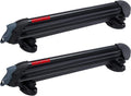 Yakima, PowderHound 6 Ski & Snowboard Mount, Fits Up to 6 Pairs of Skis or 4 Snowboards, Rides Quietly, Fits Most Roof Racks, Black