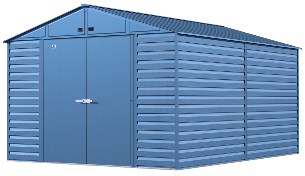 2025 Arrow Select Steel Storage Shed, 10x14, Blue Grey
