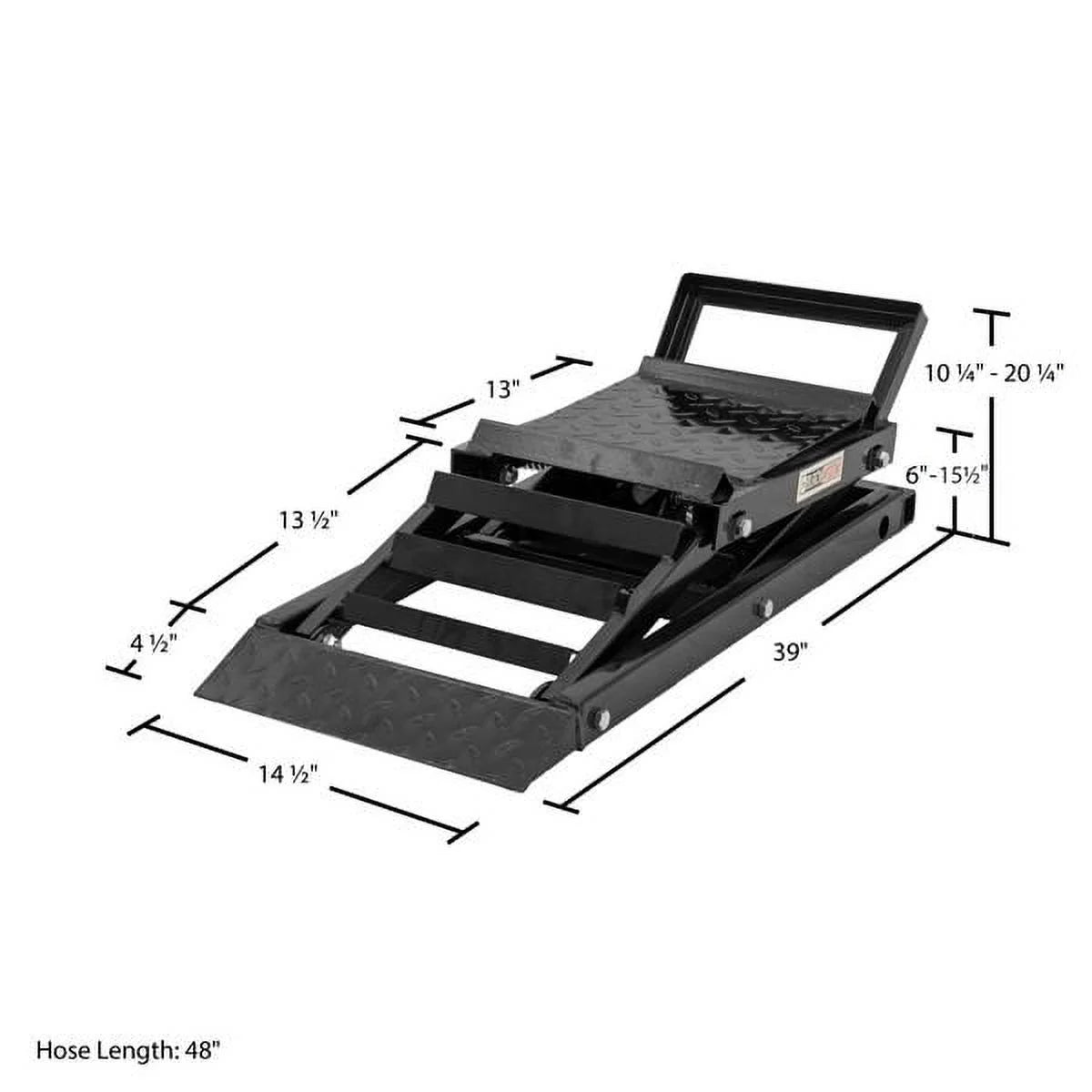 2025 Black Widow Hydraulic Car Lift with Ramp - 3,000 lb. per pair Capacity