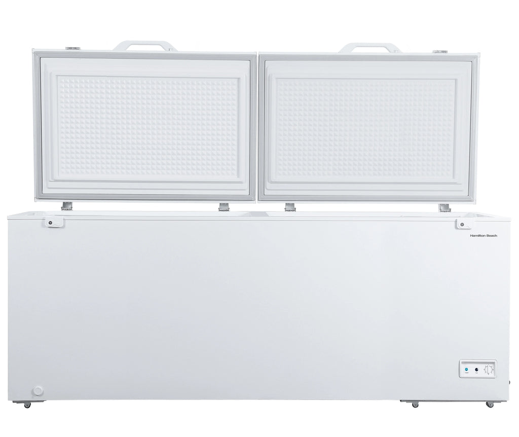 2025 Hamilton Beach 21 Cu. ft. Chest Freezer, Double Doors, HZ9212, White