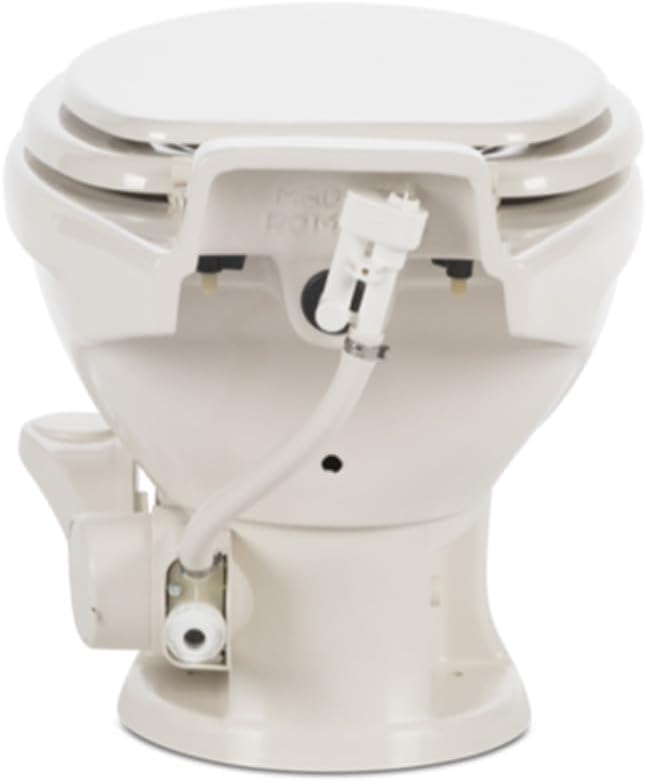 320 Series Standard Height RV Toilet - White