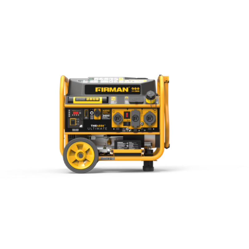PORTABLE REMOTE START GAS GENERATOR 4550/3650 WATTS 30A 120/240V CARB AND CETL CERTIFIED WITH WHEEL KIT