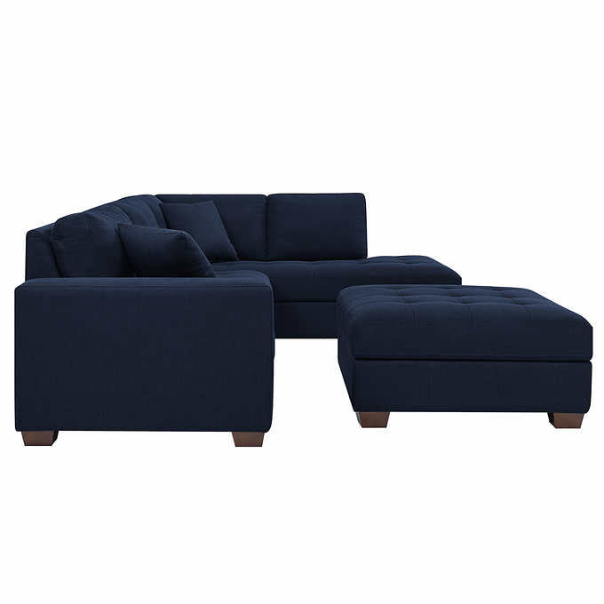 2025 Thomasville Tisdale Fabric Sectional with Storage Ottoman