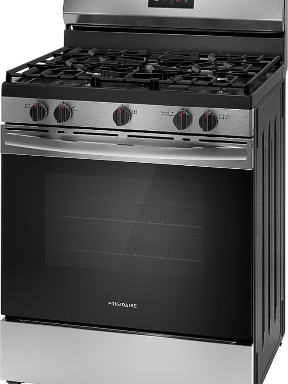 2025 5.1 Cu. Ft Freestanding Gas Range with Quick Boil Burner – Stainless Steel