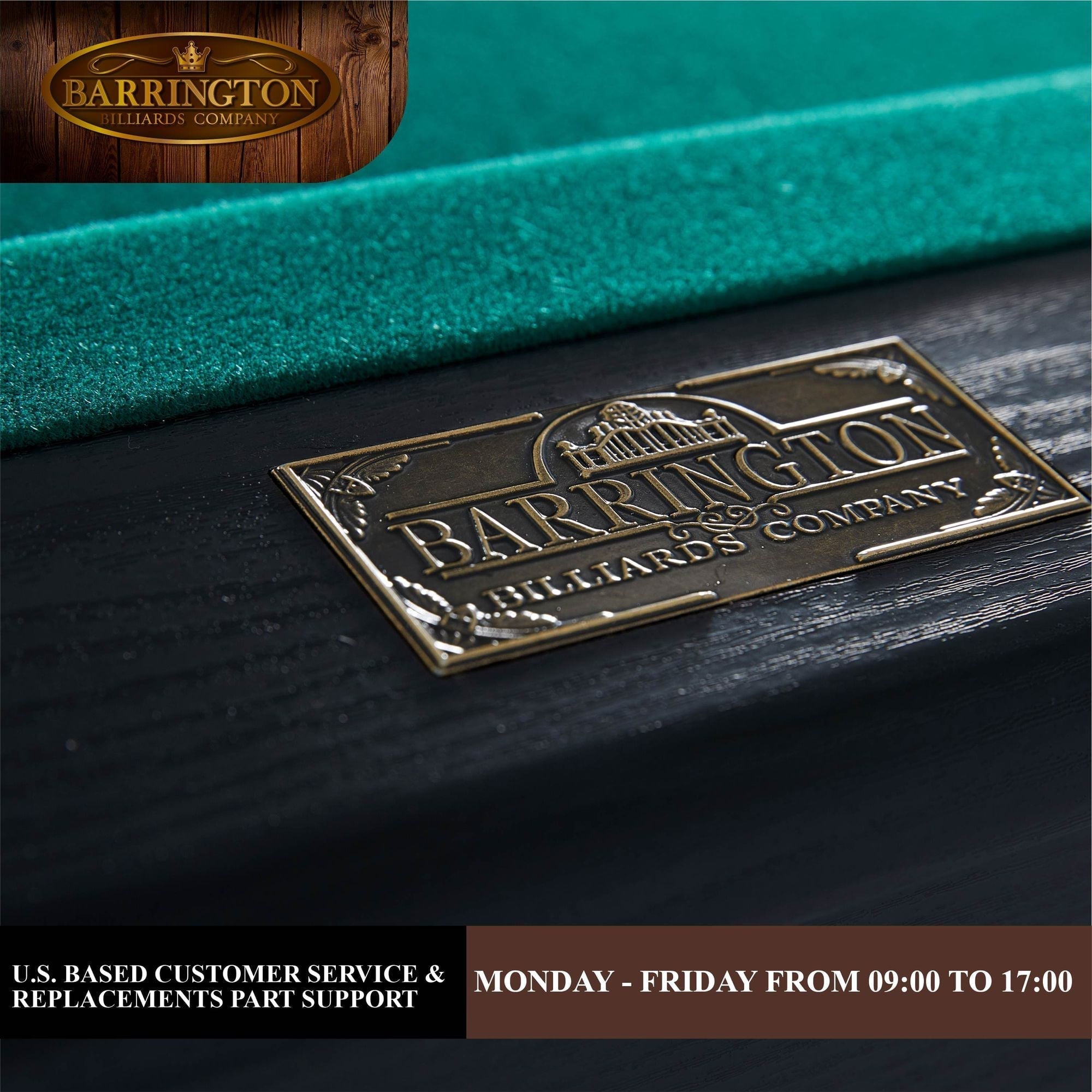 Barrington Billiard 84′′ Arcade Pool Table with Bonus Dartboard Set, Green