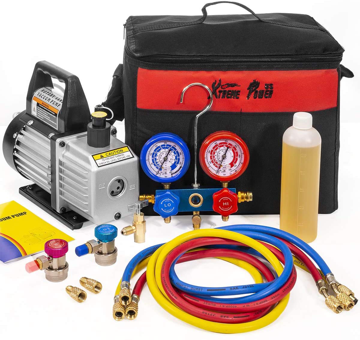 XtremepowerUS 3CFM 1/4 HP Vacuum Pump