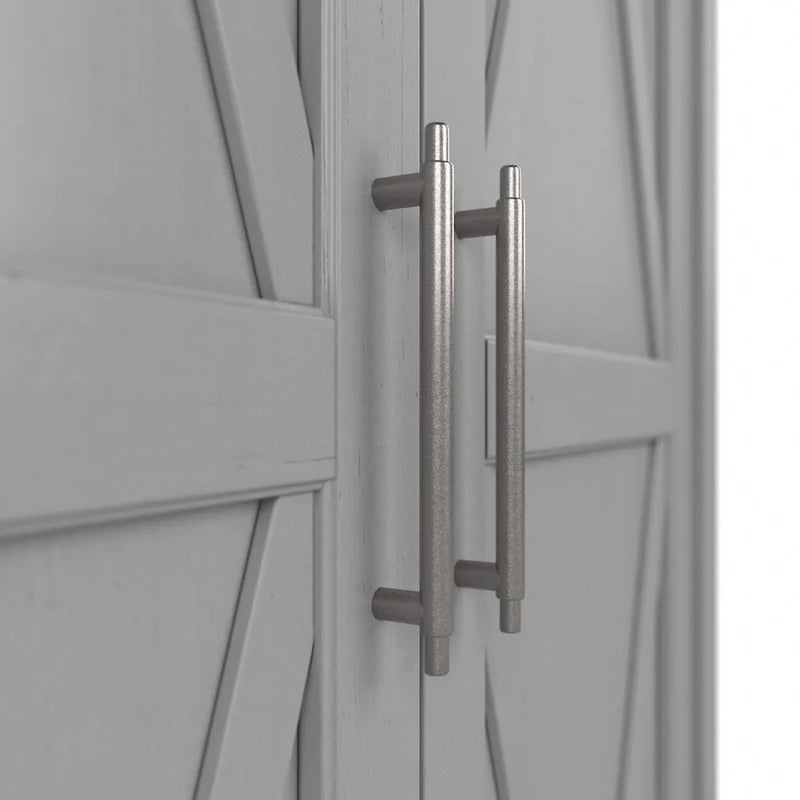 Key West Tall Storage Cabinet with Doors and Shelves by Bush Furniture