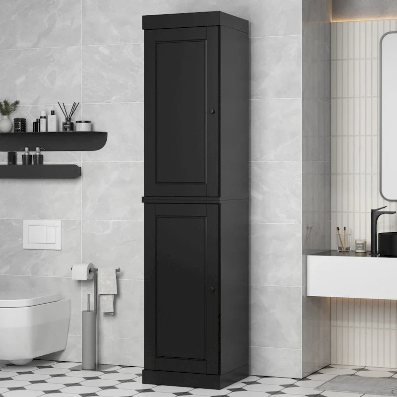 100% Solid Wood 16.5 Bathroom Cabinet with Optional Doors by Palace Imports