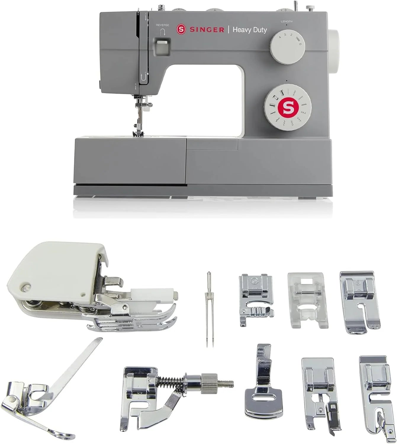 SINGER 4411 Heavy Duty Pink Sewing Machine with Accessories | | High Speed
