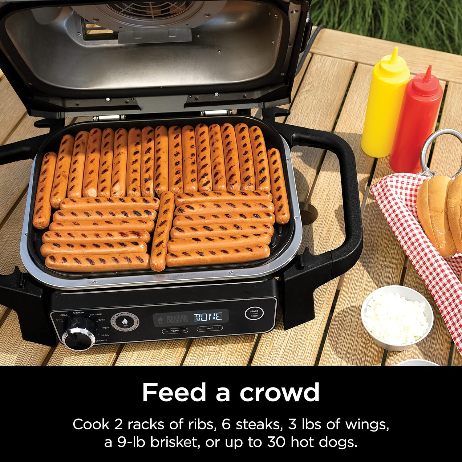 NINJA Woodfire Series 7-In-1 Portable Grill & Smoker