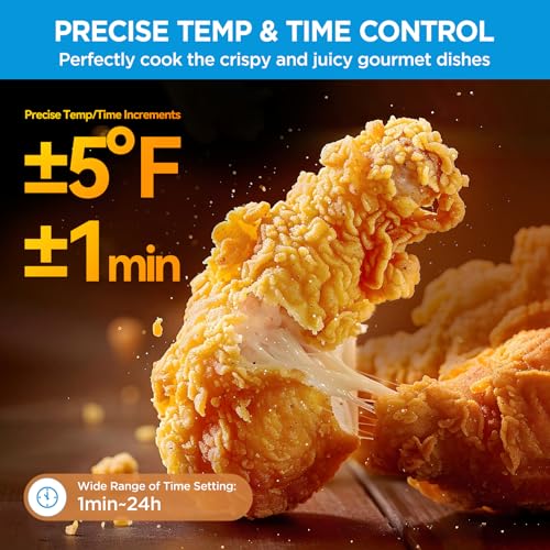 Midea Flexify French Door Toaster Oven Air Fryer Combo, 26.4 QT, Extra Large Air Fryer Countertop Oven 10 in 1 Combo, 25% Faster Cooking and 90% Less Oil, Stainless Steel : Home &amp; Kitchen