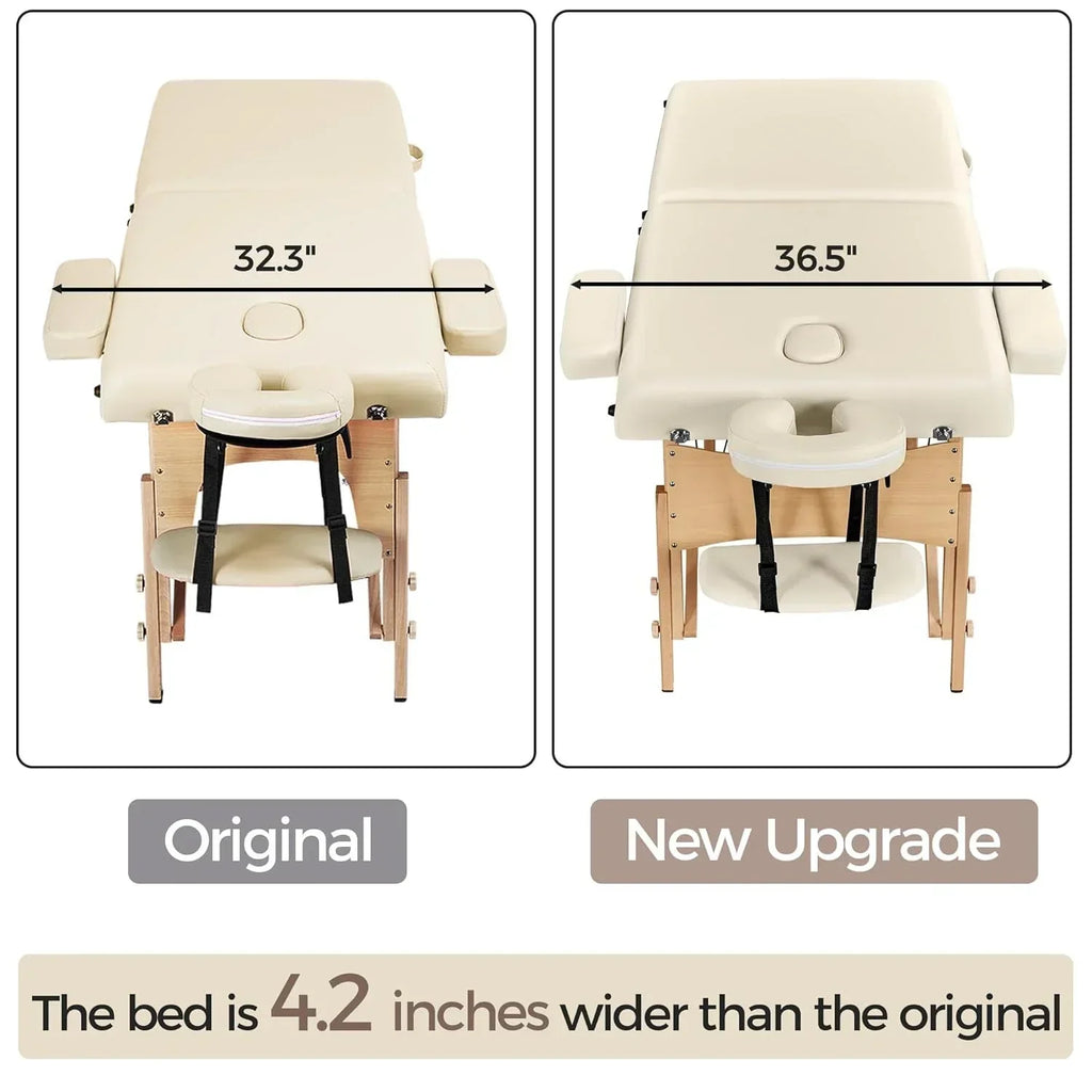 Yaheetech Massage Table Portable Lash Beds Spa Bed Massage Couch Foldable Spa Tables