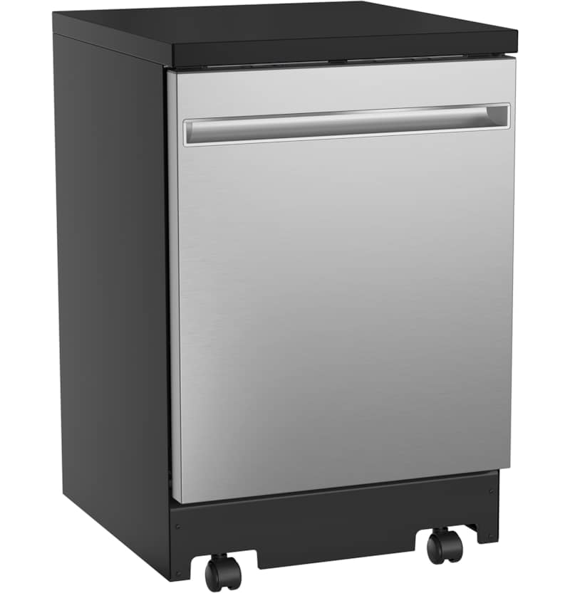 2025 24 Stainless Steel Portable Dishwasher With Sanitize Cycle