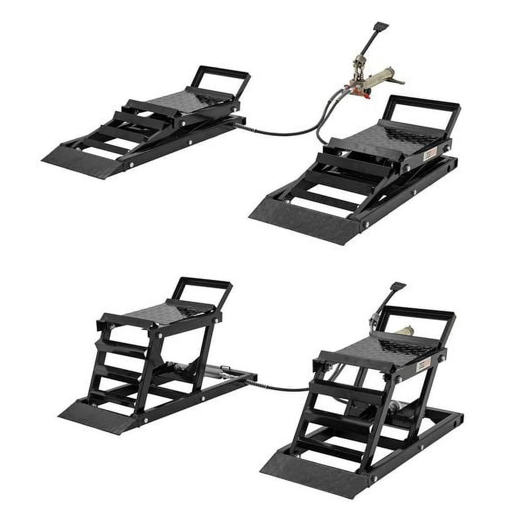 2025 Black Widow Hydraulic Car Lift with Ramp - 3,000 lb. per pair Capacity