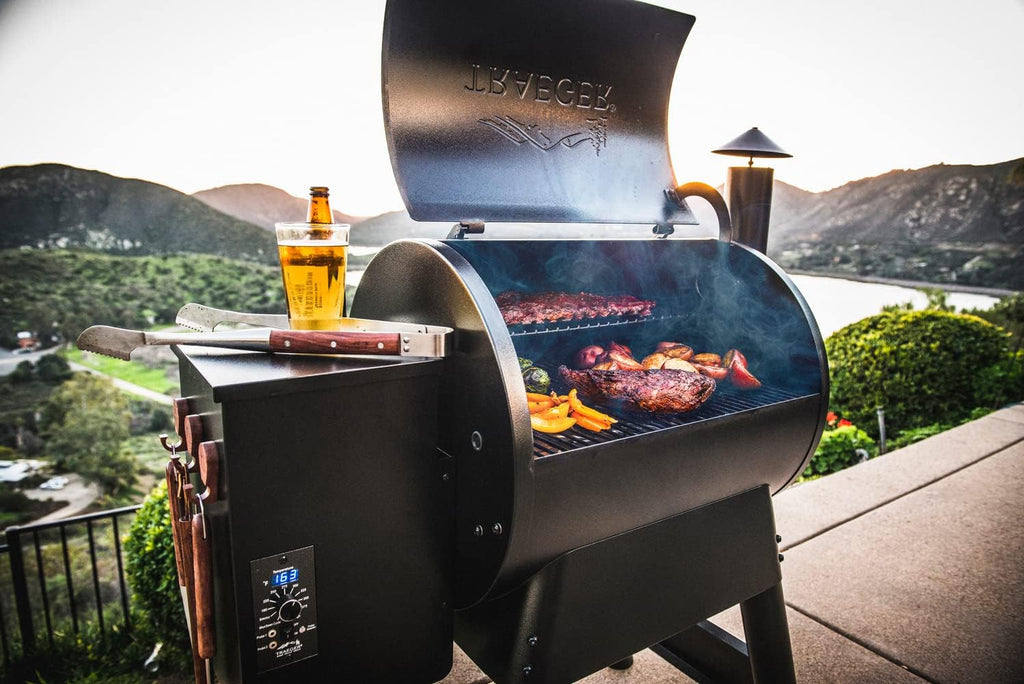 2025 Traeger Grills Pro 22 Electric Wood Pellet Grill and Smoker, Bronze