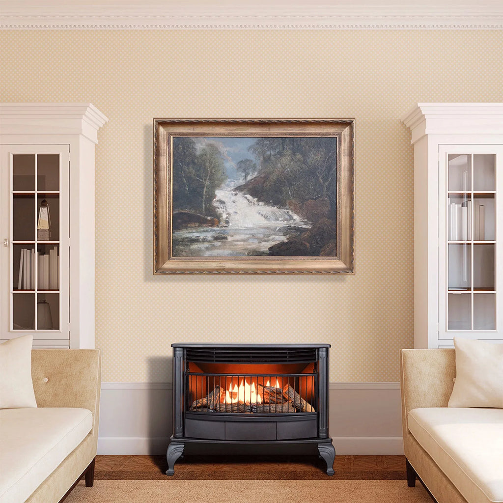 2025 Vent less Dual Fuel Gas Stove - 25,000 BTU, Remote Control, Black Finish - Model# QNSD250RT