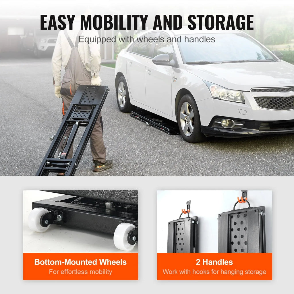 2025 Portable Car Lift 5000 LBS Automatic Car Lift System Jack for Home Garage