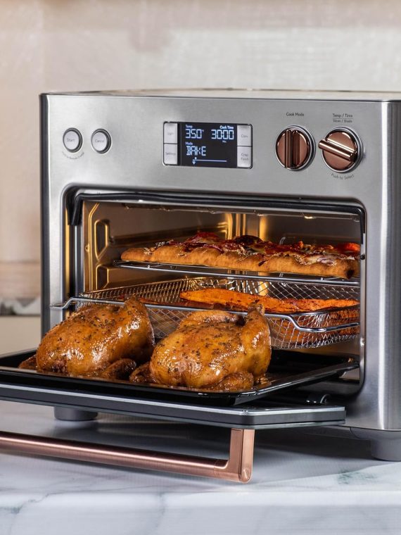 2025 Matte White Oven with Air Fry, 14-in-1 Cooking Modes, Wifi-Enabled