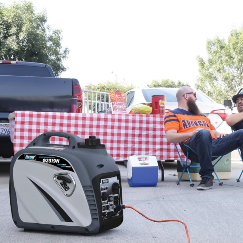 Pulsar 2,300W Portable Gas-Powered Quiet Inverter Generator With USB Outlet & Parallel Capability, Carb Compliant, G2319N